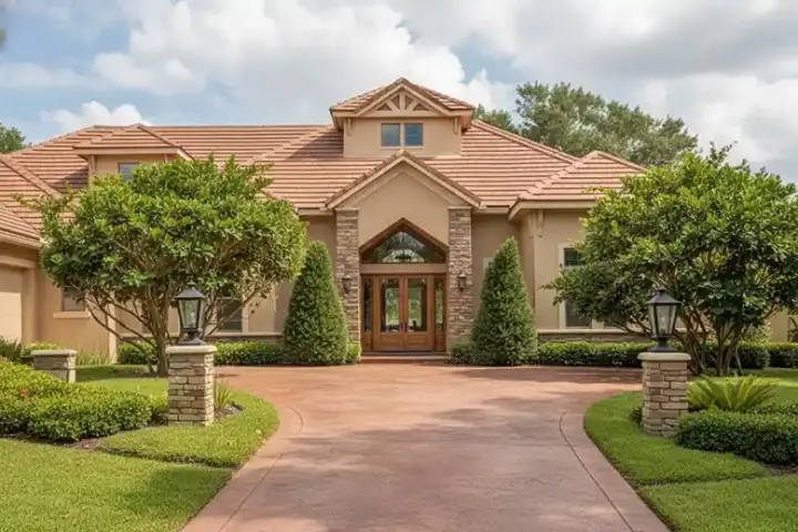 Traditional house plans 96-142 - front exterior, 4,848 sq ft, 3 bed, 3 bath house plans | Monster House Plans