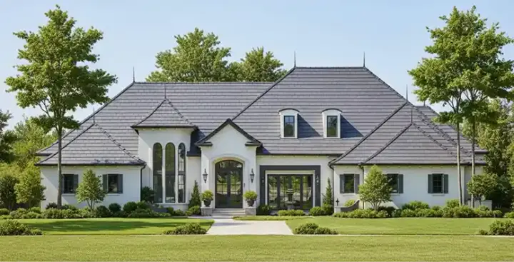 Mediterranean house plans 96-144 - front exterior, 6,289 sq ft, 5 bed, 5 bath house plans | Monster House Plans