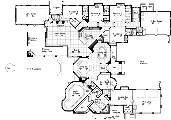 Main Floor Plan: 96-144