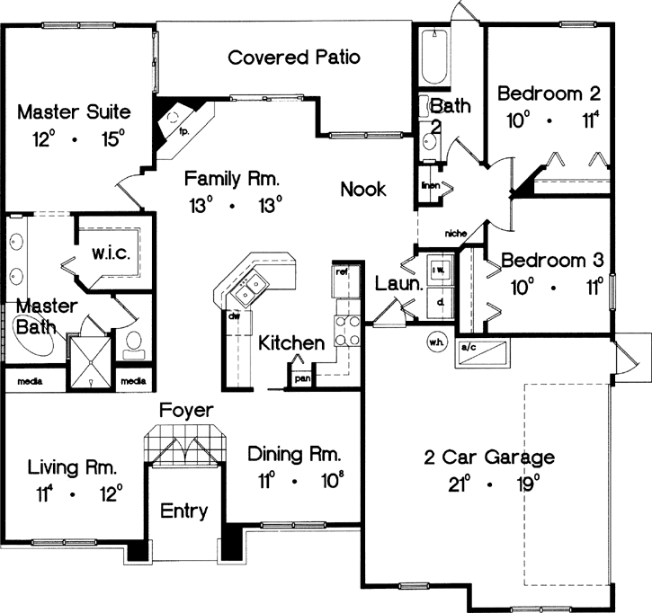 Main Floor Plan: 96-150