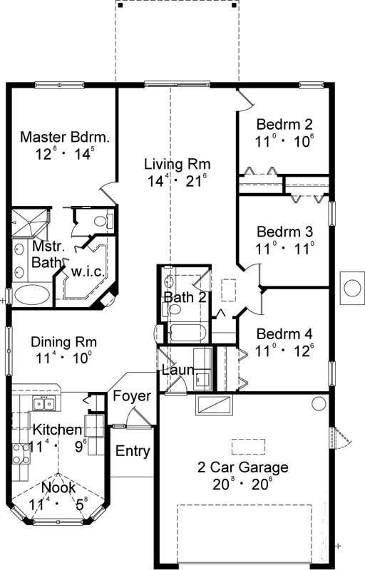 Main Floor Plan: 96-156