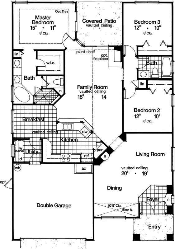 Main Floor Plan: 96-158
