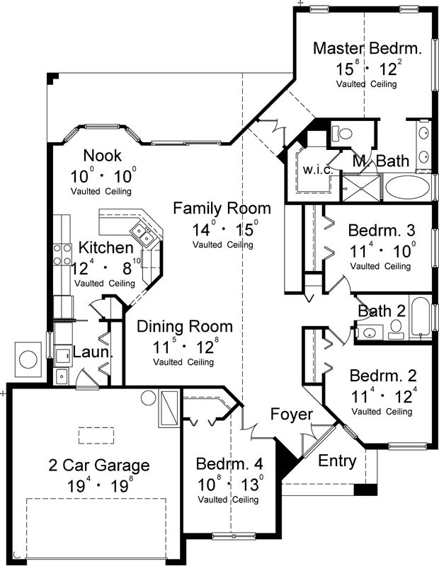 Main Floor Plan: 96-163