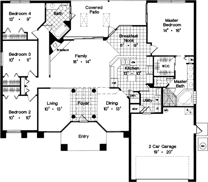 Main Floor Plan: 96-174