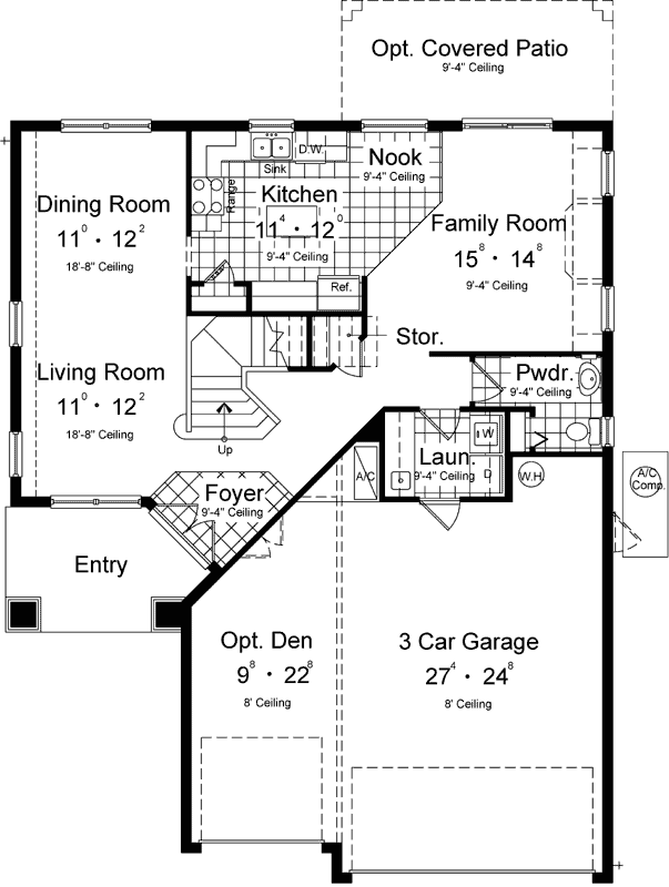 Main Floor Plan: 96-177