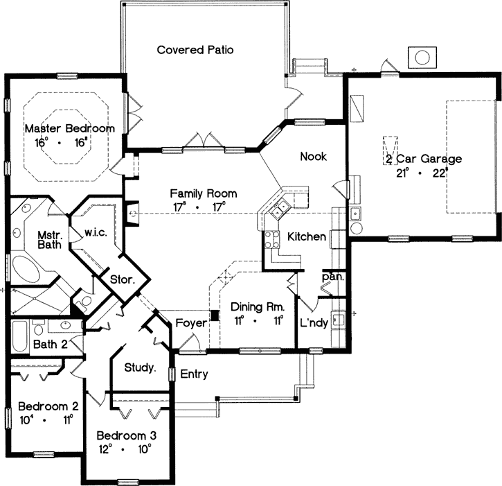 Main Floor Plan: 96-178