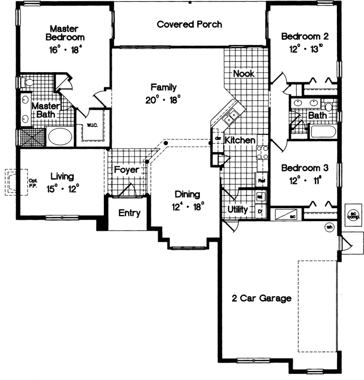 Main Floor Plan: 96-179