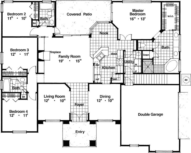 Main Floor Plan: 96-180