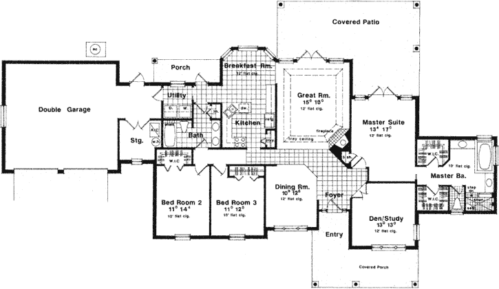 Main Floor Plan: 96-182