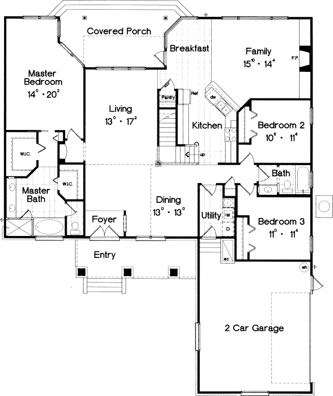 Main Floor Plan: 96-184