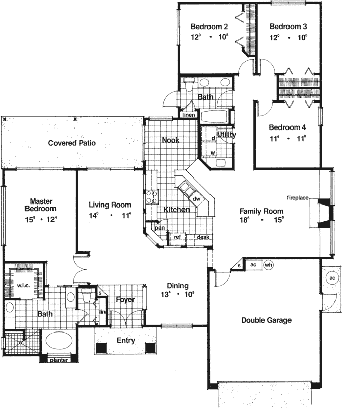 Main Floor Plan: 96-188