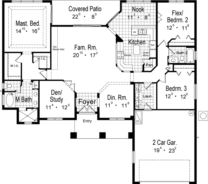 Main Floor Plan: 96-201
