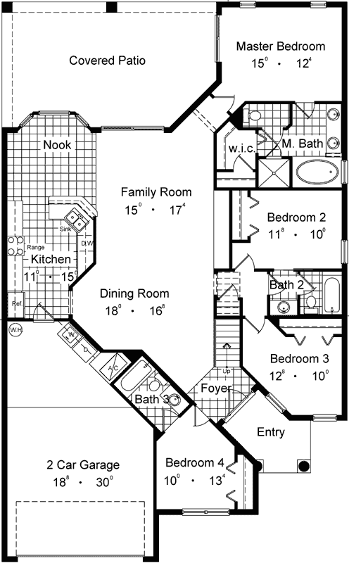 Main Floor Plan: 96-202