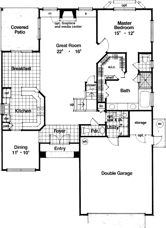 Main Floor Plan: 96-203