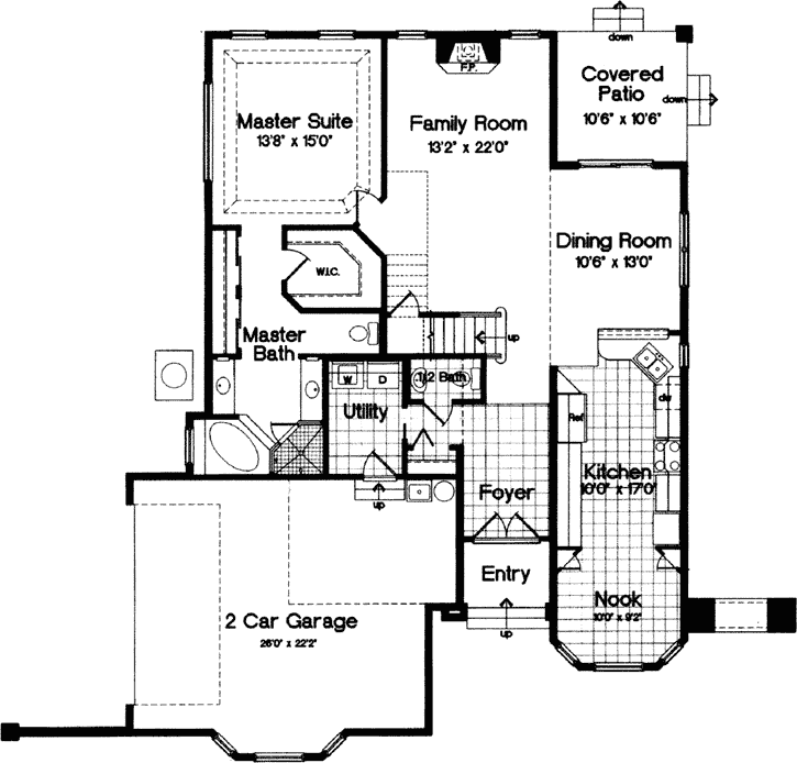 Main Floor Plan: 96-215