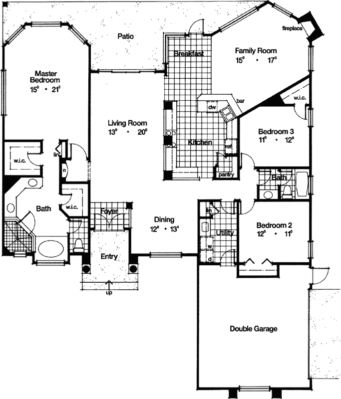 Main Floor Plan: 96-221