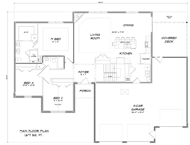 Main Floor Plan: 97-102