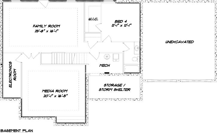 Lower Floor Plan: 97-106