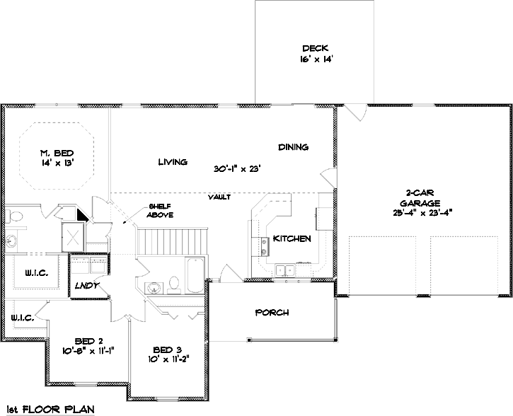 Main Floor Plan: 97-106