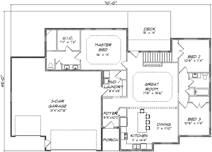 Main Floor Plan: 97-108