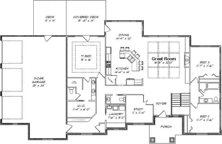 Main Floor Plan: 97-112