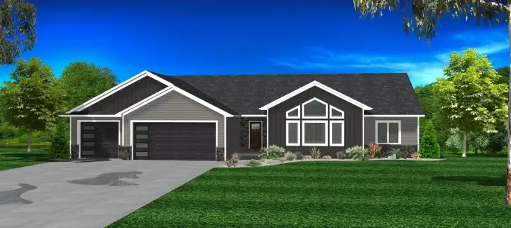 Traditional house plans 97-118 - front exterior, 1,976 sq ft, 3 bed, 2 bath house plans | Monster House Plans
