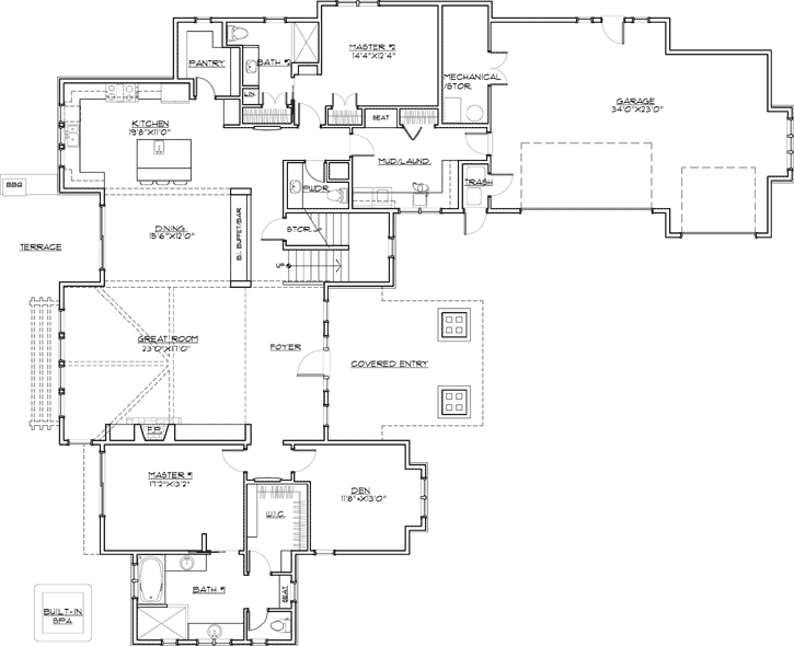 Main Floor Plan: 98-102