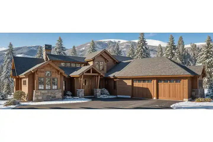 Craftsman house plans 98-103 - front exterior, 1,921 sq ft, 3 bed, 3 bath house plans | Monster House Plans