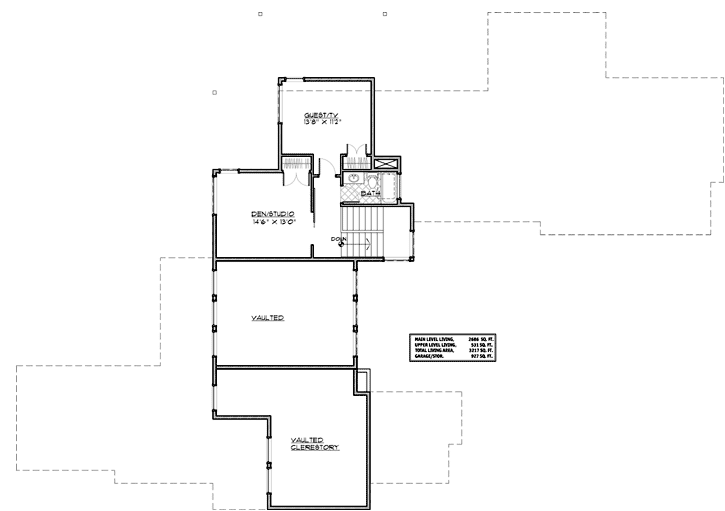 Upper/Second Floor Plan:98-107