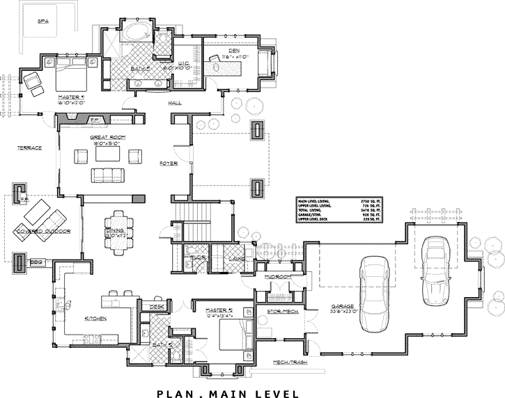 Main Floor Plan: 98-109