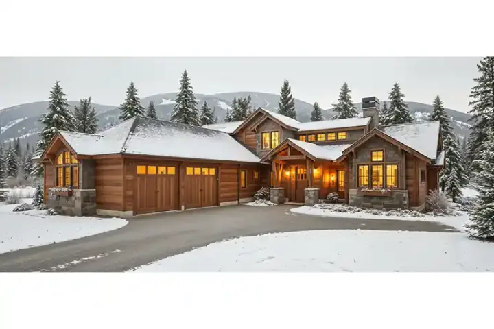 Mountain Rustic house plans 98-111 - front exterior, 2,360 sq ft, 3 bed, 3 bath house plans | Monster House Plans