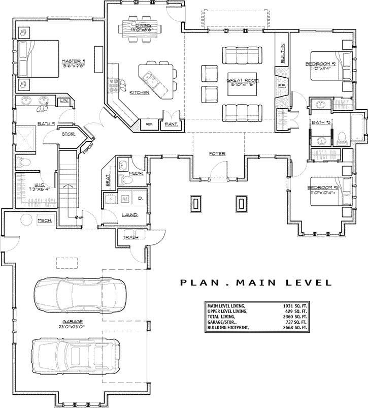 Main Floor Plan: 98-111