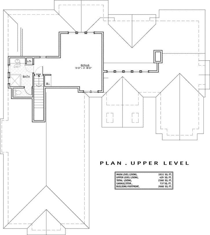 Upper/Second Floor Plan:98-111