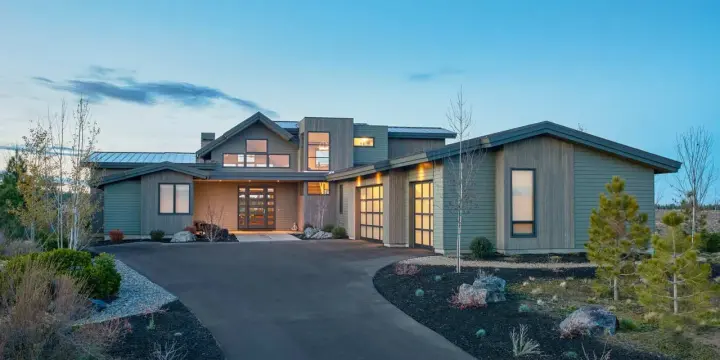 Modern house plans 98-114 - front exterior, 3,275 sq ft, 5 bed, 3 bath house plans | Monster House Plans