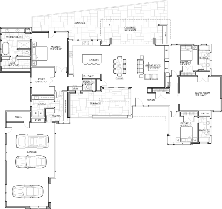 Main Floor Plan: 98-115