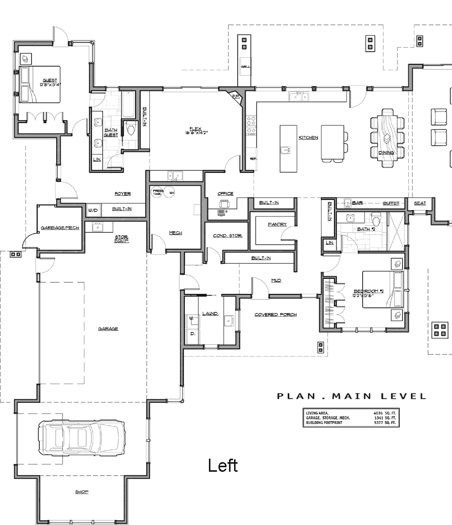 Mountain-or-rustic Style Home Design 98-117