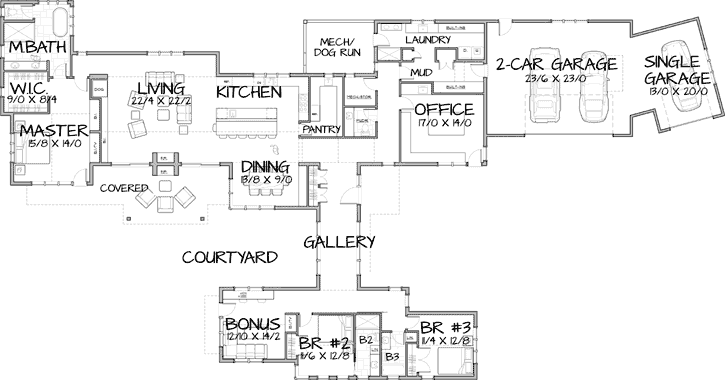 Main Floor Plan: 98-118
