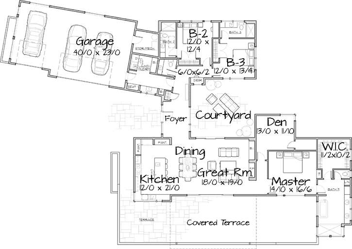 Main Floor Plan: 98-119