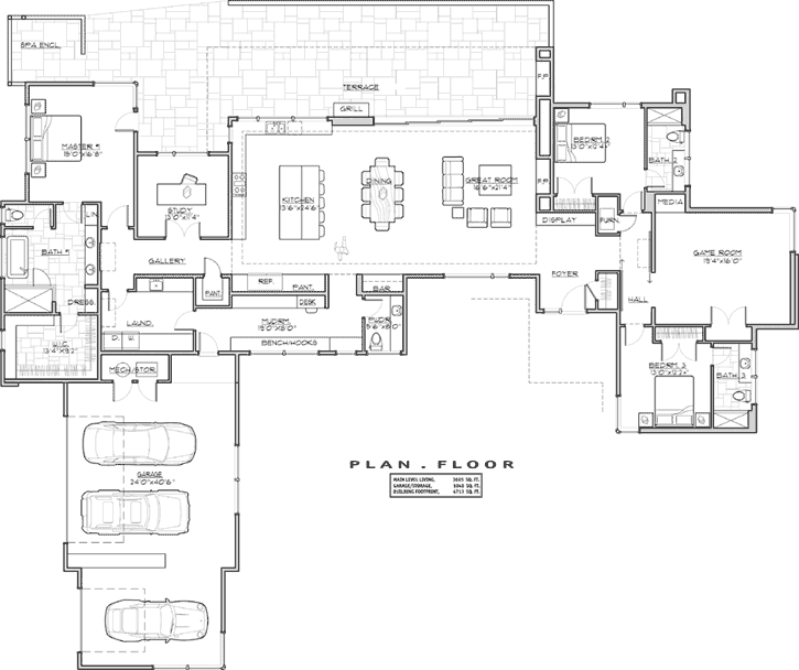 Main Floor Plan: 98-123