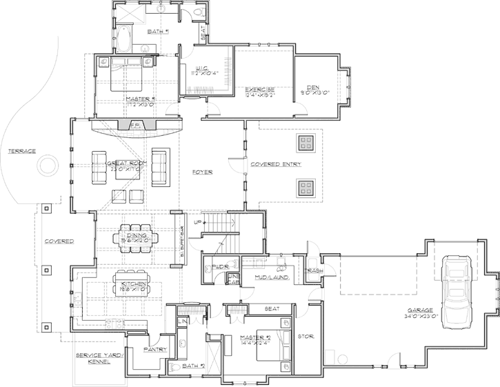 Main Floor Plan: 98-124