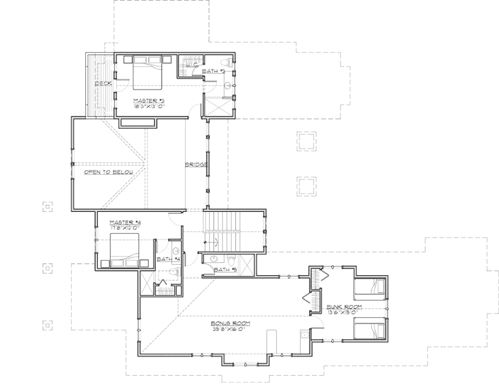 Upper/Second Floor Plan:98-124