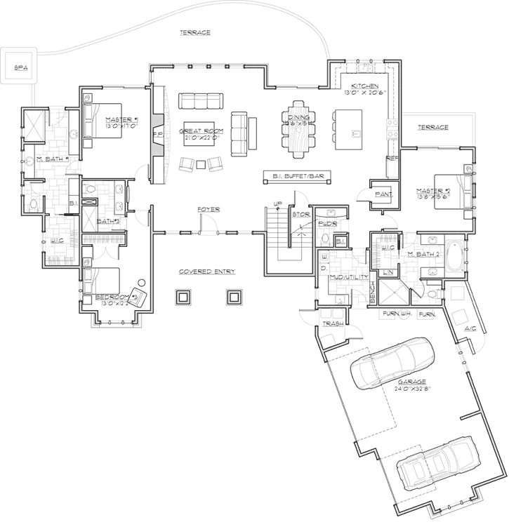 Main Floor Plan: 98-125