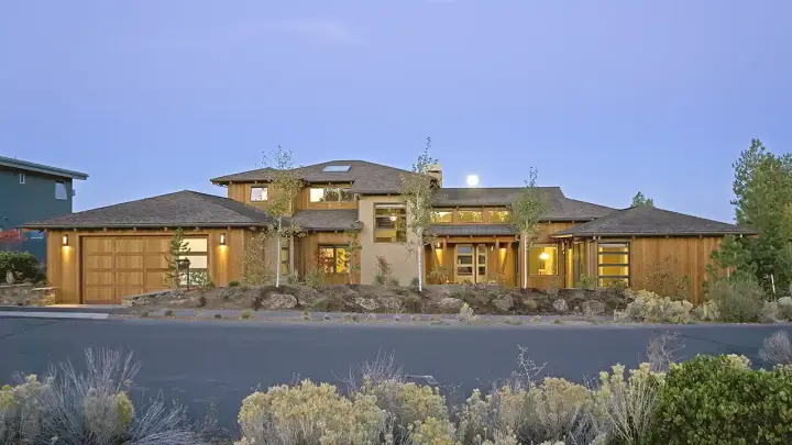 Modern house plans 98-139 - front exterior, 2,979 sq ft, 4 bed, 3 bath house plans | Monster House Plans