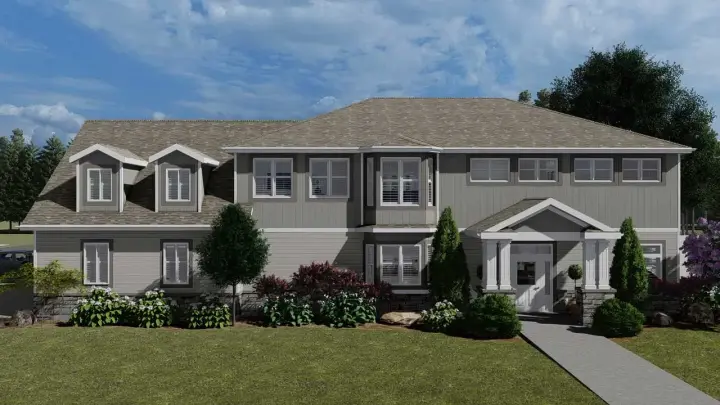 Traditional house plans 99-115 - front exterior, 3,341 sq ft, 3 bed, 4 bath house plans | Monster House Plans