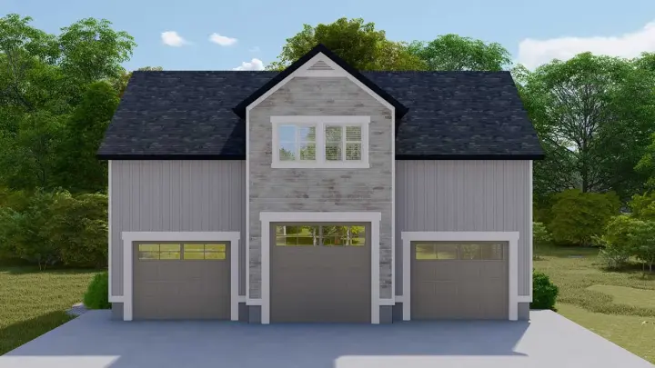 Country house plans 99-139 - front exterior, 1,148 sq ft, 1 bed, 1 bath house plans | Monster House Plans