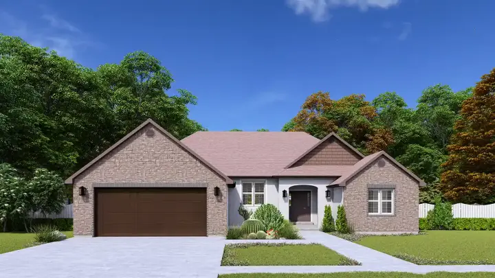 Traditional house plans 99-172 - front exterior, 2,054 sq ft, 3 bed, 2 bath house plans | Monster House Plans