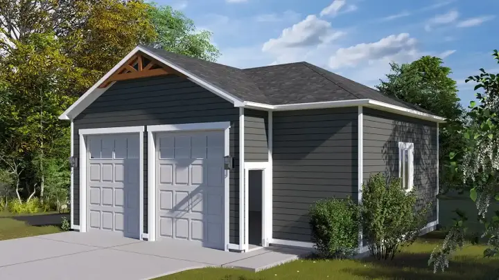 Traditional house plans 99-200 - front exterior, 1,066 sq ft, 0 bed, 0 bath house plans | Monster House Plans