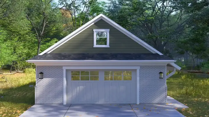 Traditional house plans 99-215 - front exterior, 1,020 sq ft, 0 bed, 0 bath house plans | Monster House Plans