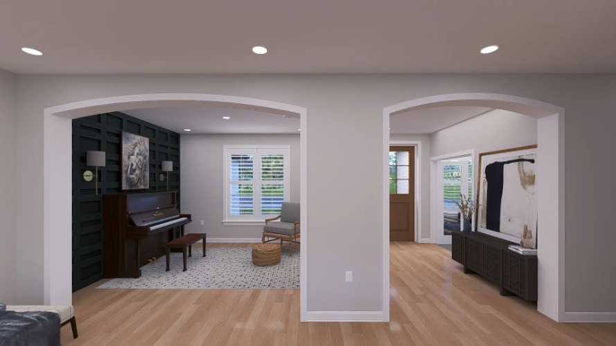 European house plans 99-282 - rendering 13, 3,163 sq ft, 5 bed, 3 bath house plans | Monster House Plans