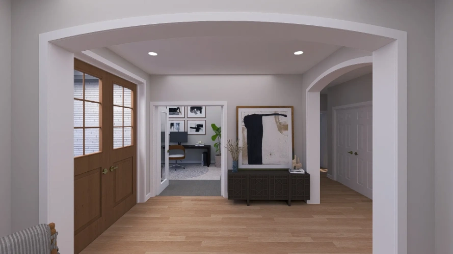 European house plans 99-282 - rendering 7, 3,163 sq ft, 5 bed, 3 bath house plans | Monster House Plans